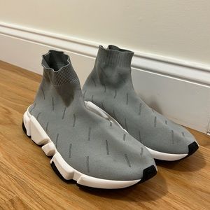 Men’s grey Balenciaga sock sneaker